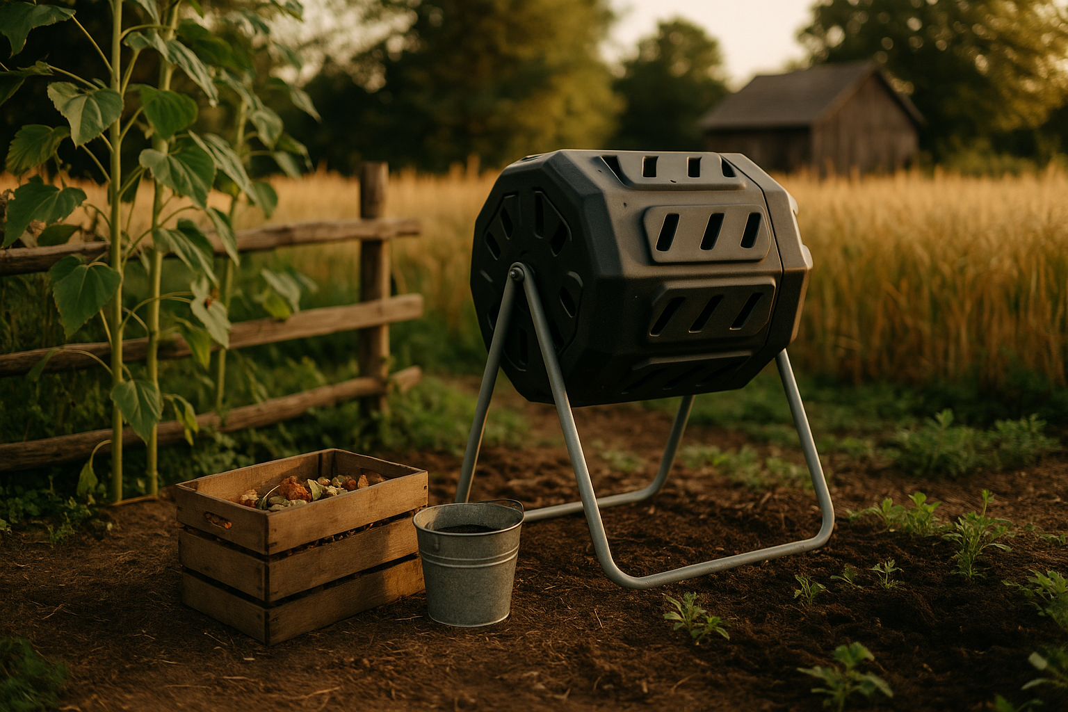 composting tumbler — Composting & Soil Health