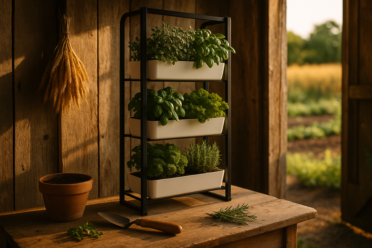 indoor vertical herb garden — Urban & Vertical Gardening