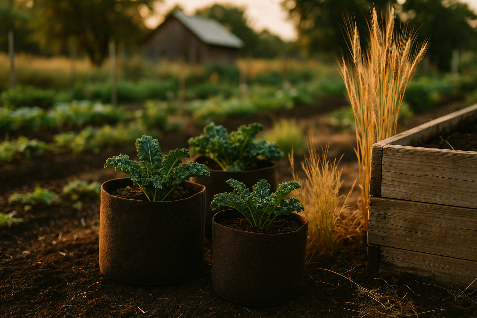 urban fabric grow bags — Urban & Vertical Gardening