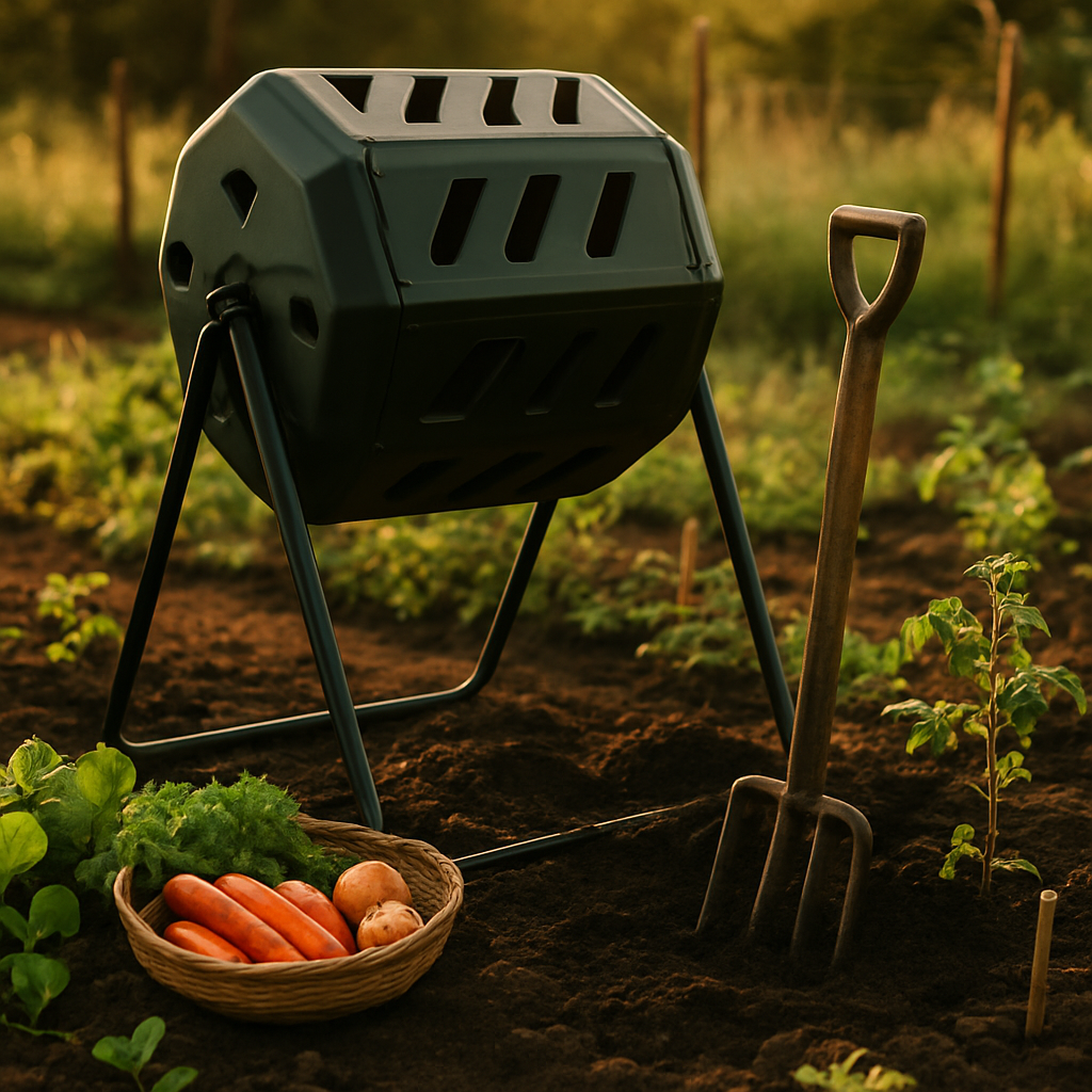 How to Use a Composting Tumbler for Optimal Soil Health — composting tumbler