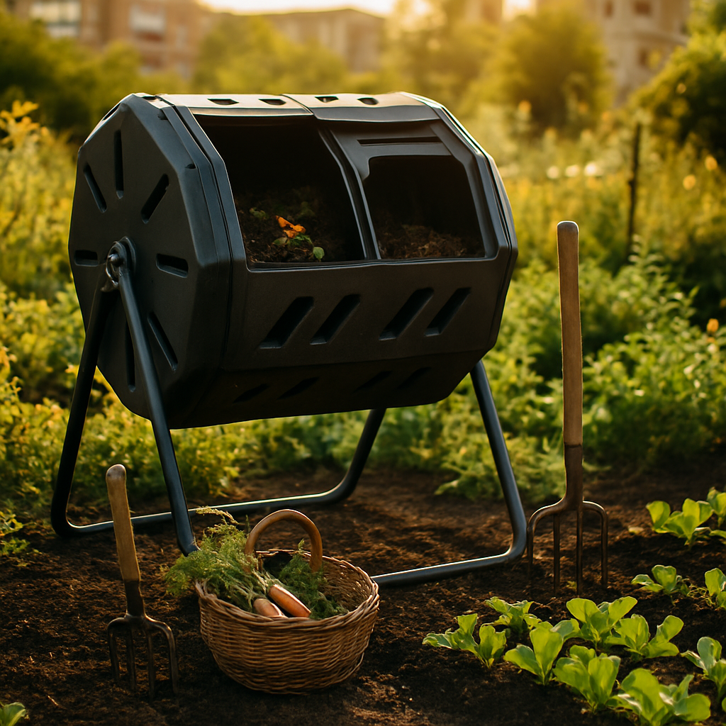 Why Use a Composting Tumbler in Urban Gardens? — composting tumbler