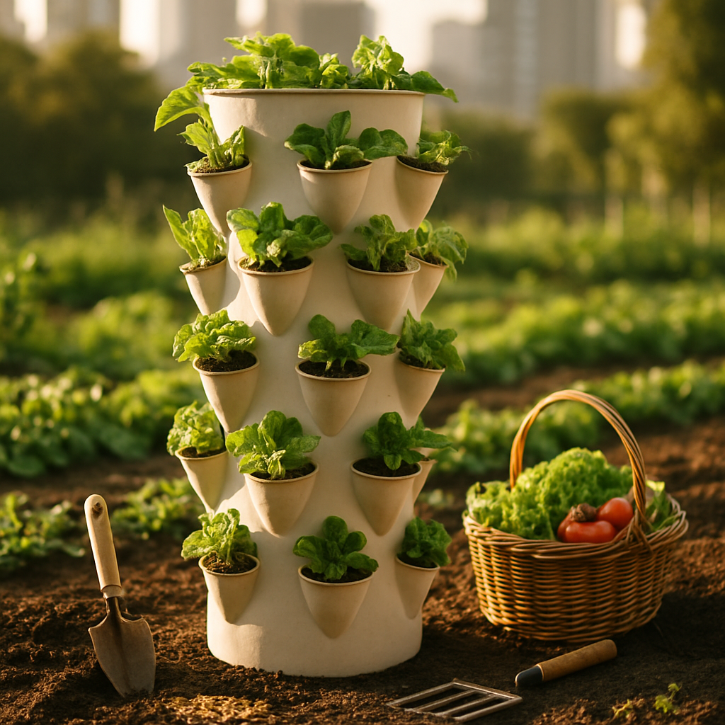 Benefits of Using Vertical Gardening Towers in Urban Environments — vertical gardening tower