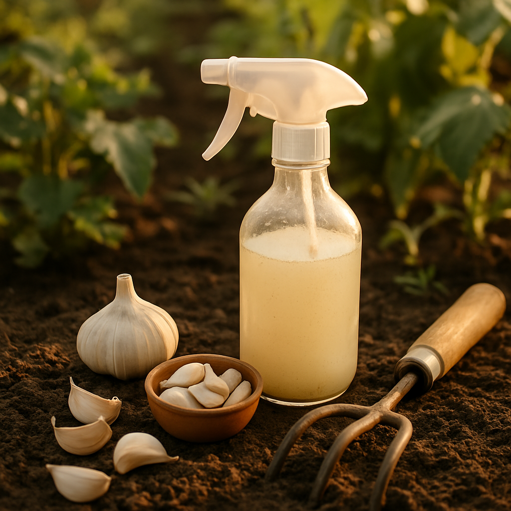 DIY Garlic Spray Recipe for Garden Pests — garlic spray pest control