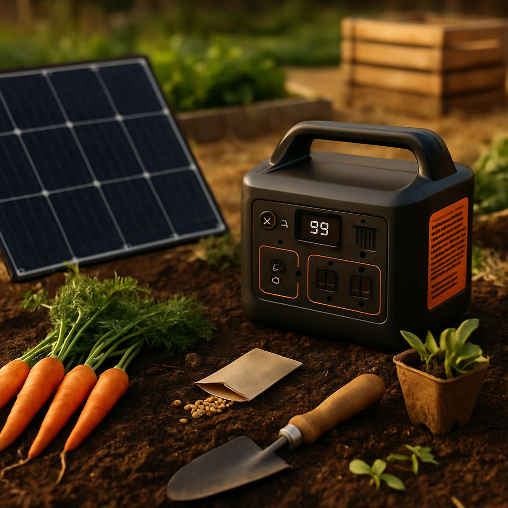 How Solar Generators Improve Spring Homesteading — solar-powered generator
