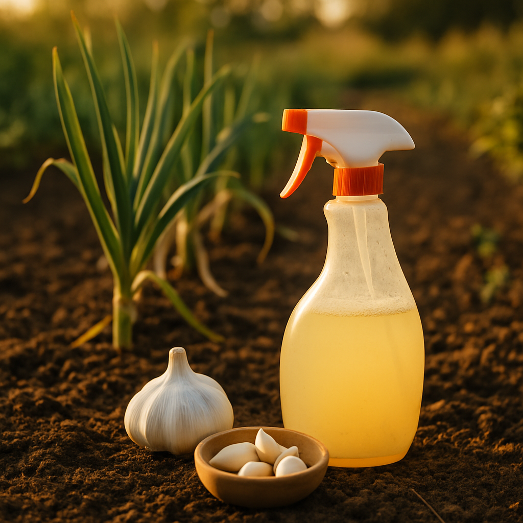 How to Apply Garlic Spray Effectively — garlic spray pest control