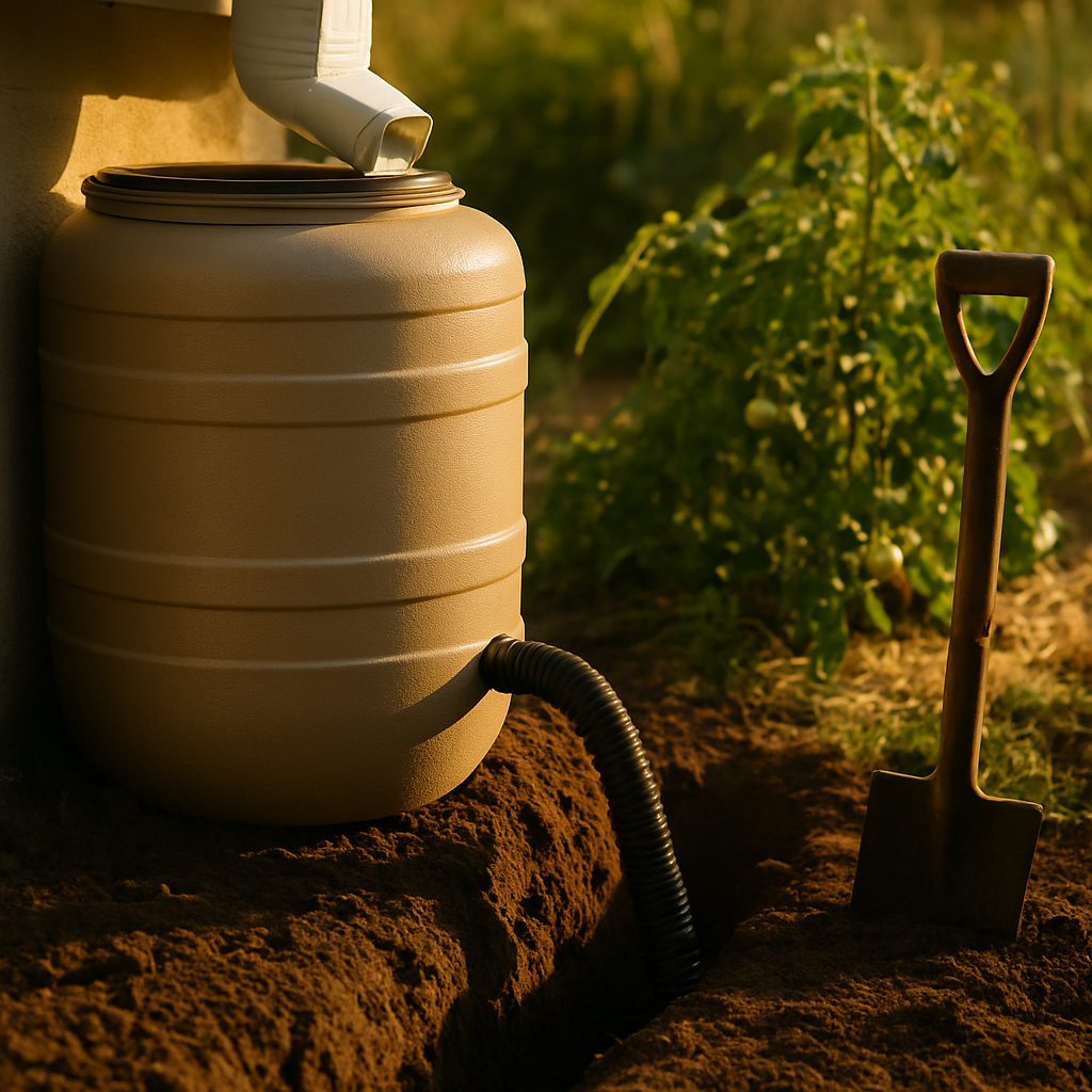 How to Install a Rainwater Harvesting System — rainwater collection system